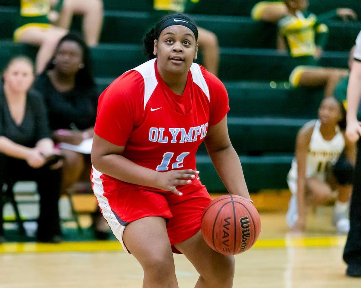 Olympic played at Independence in a girls high school basketball game Tuesday.
