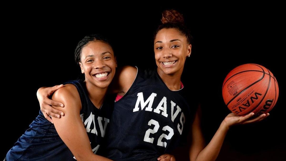 Dazia Lawrence and Ahlana Smith of Mallard Creek High helped the Mavericks pick up a signature win Wednesday at the John Wall Holiday Classic in Raleigh