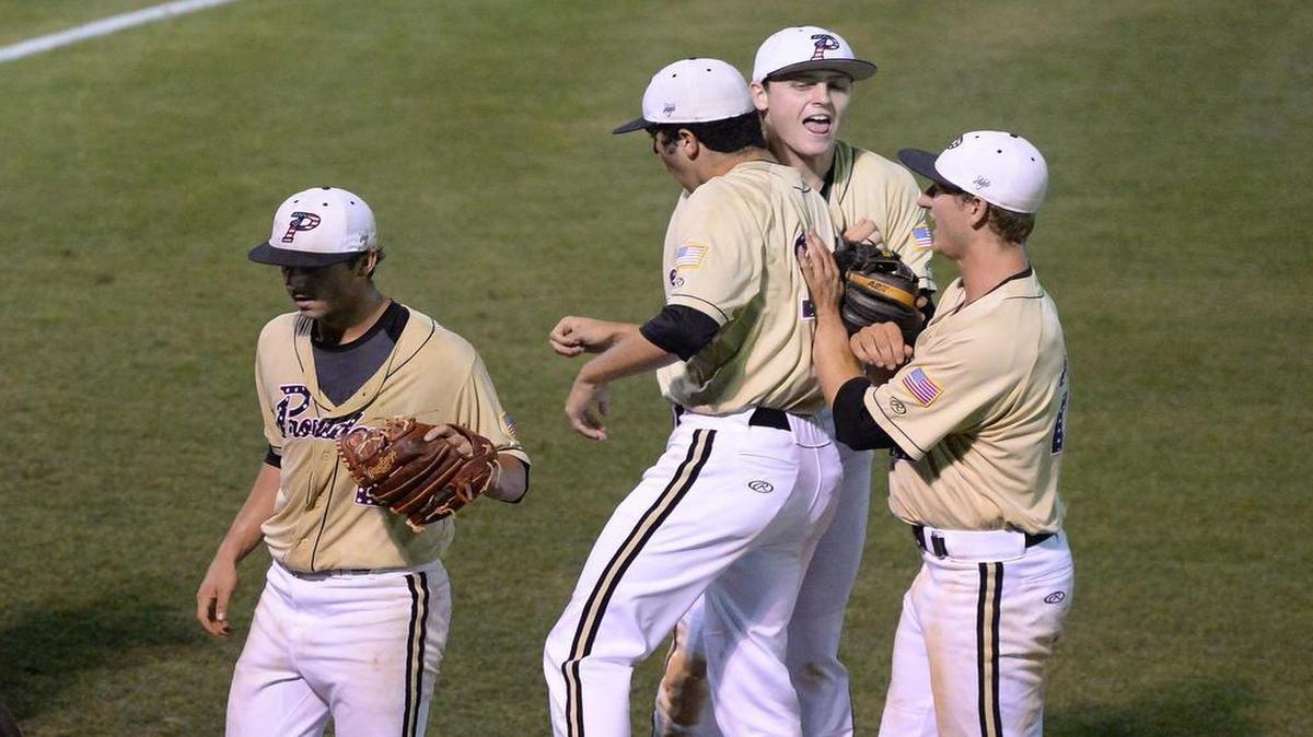 
Providence High’s baseball team, seen celebrating during a state semifinal win over Butler, has advanced to the state finals for the first time since 1997.

