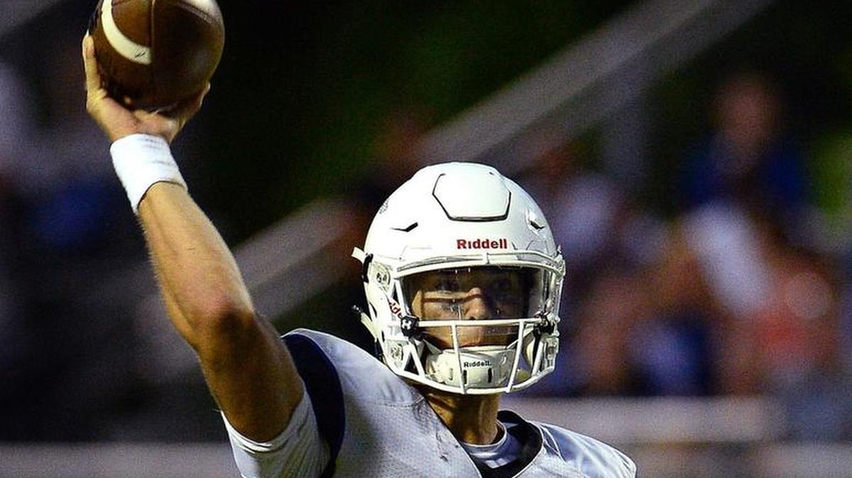 Charlotte Christian quarterback Garrett Shrader accounted for 356 yards of offense and four touchdowns in the Knights’ 52-12 victory Friday against Christ School.