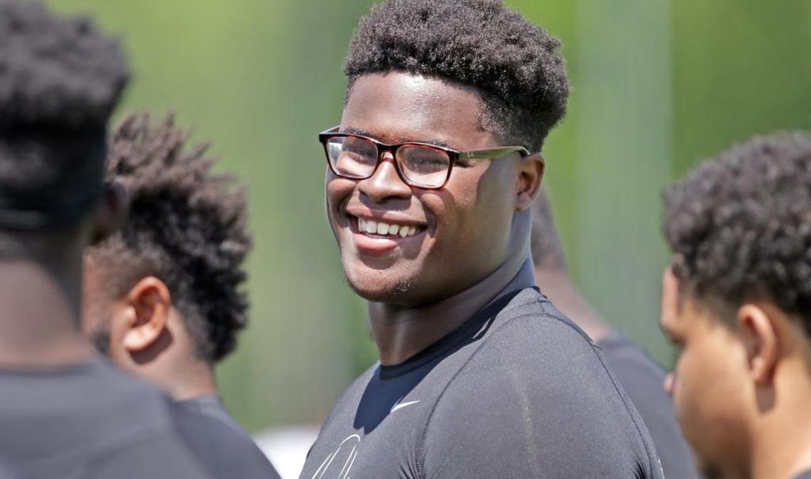 Concord defensive lineman Rick Sandidge remains undecided on his college choice.