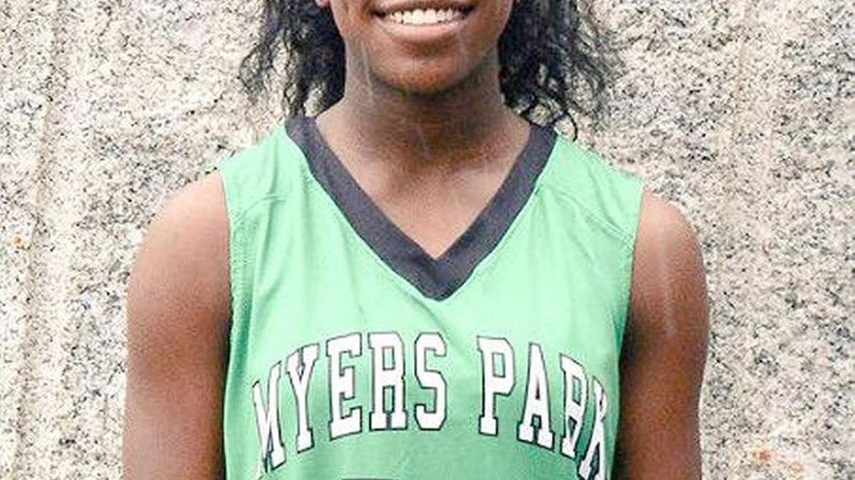 Myers Park girls basketball player Chanin Scott