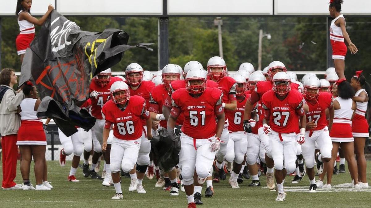 South Pointe, the reigning S.C. 4A state champs, faces Byrnes for the second year in a row at the WRHI Football City USA Kickoff on Aug. 10, 2018.
