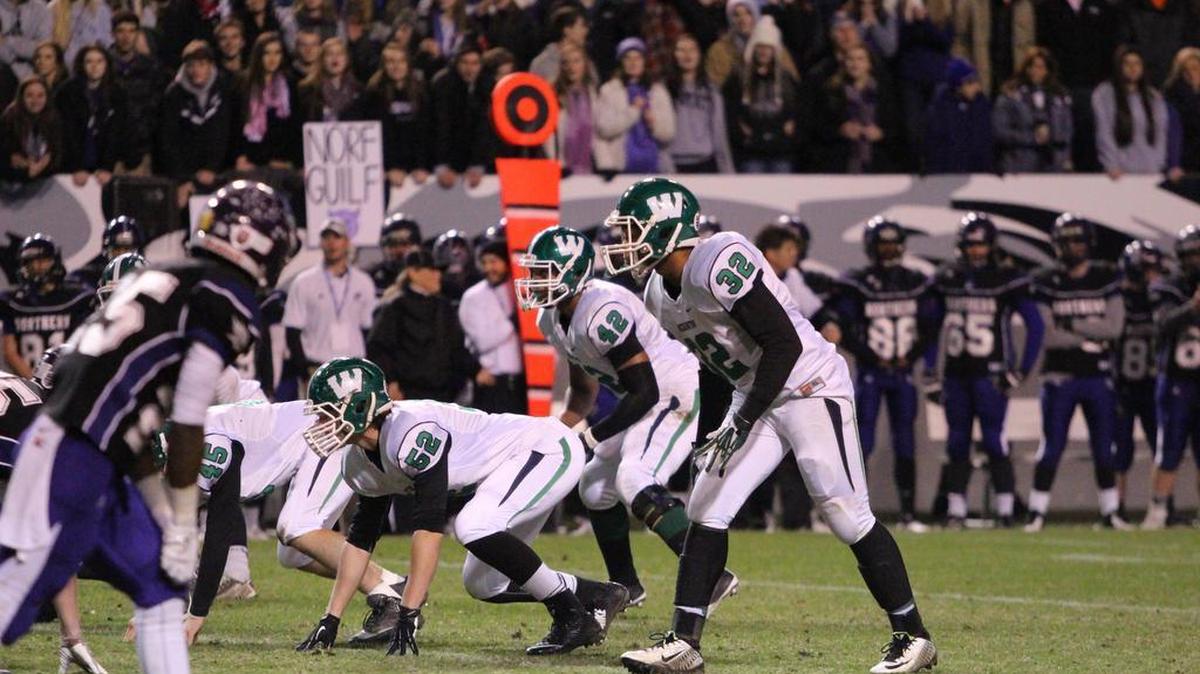 
Twins Lance (32) and Myles Moore (42) are key if Weddington returns to a state final.
 
