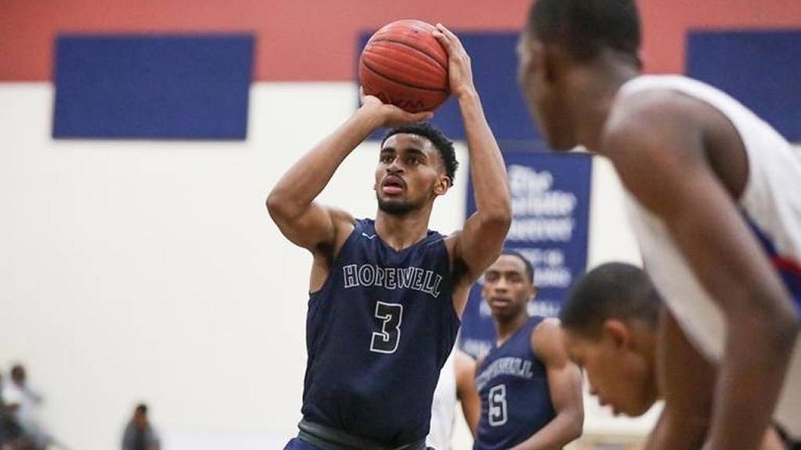 Hopewell High’s Brice Williams, a 6-foot-7 senior forward, made his college commitment Wednesday