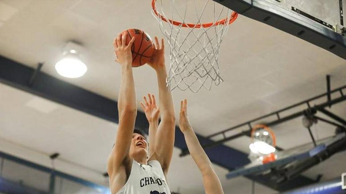 Charlotte Christian’s 6-10 center Blake Preston nearly had a triple-double in a win over Charlotte Latin on Friday.