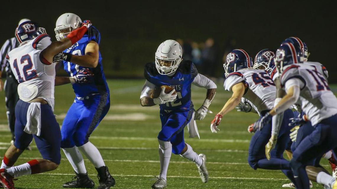 Charlotte Christian running back Ben Williams and the Knights won the N.C. Independent Schools Division I state championship this season.