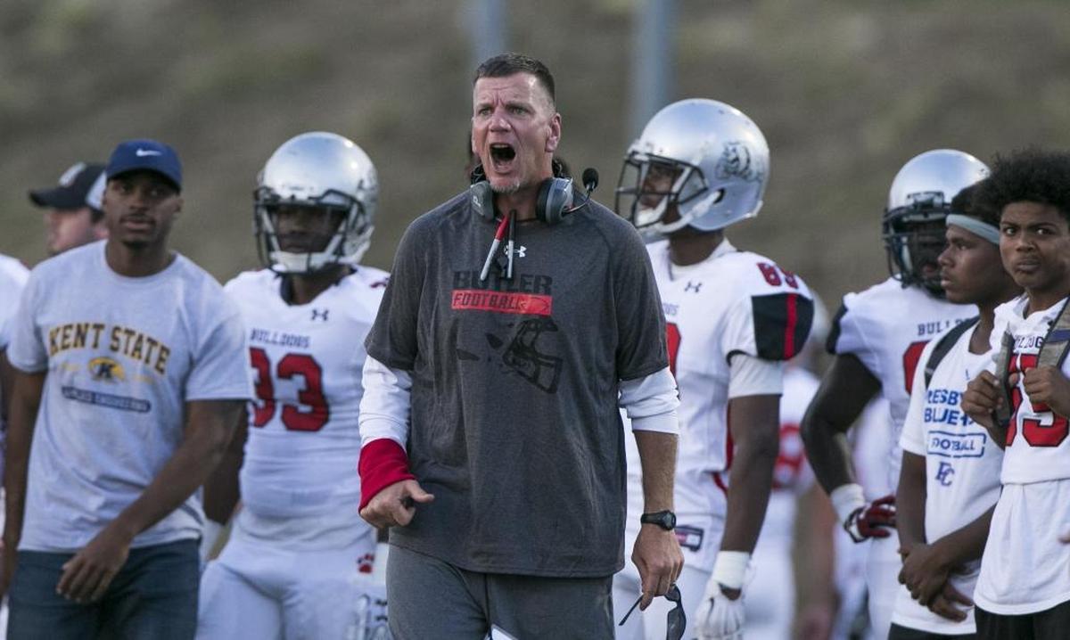 Butler coach Brian Hales has two bye weeks in the first three dates of the high school football season because Butler cannot find opponents, he said.