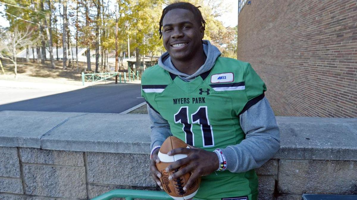 Myers Park receiver Elijah Bowick, who has committed to play for Virginia Tech, has more than 400 receiving yards during the N.C. 4AA playoffs.