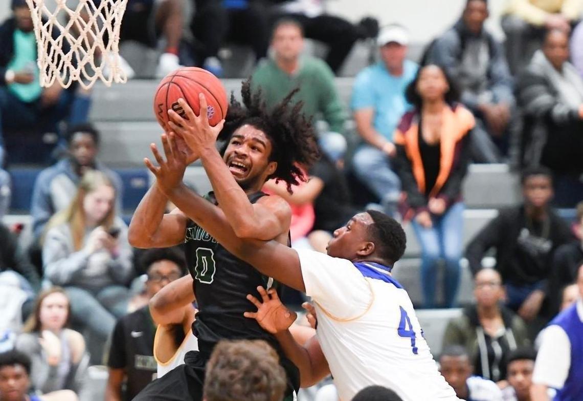 UNC recruit Coby White (0) of Greenfield School in Wilson, N.C., is Mr. Basketball in North Carolina. He is the state’s all-time leading scorer.