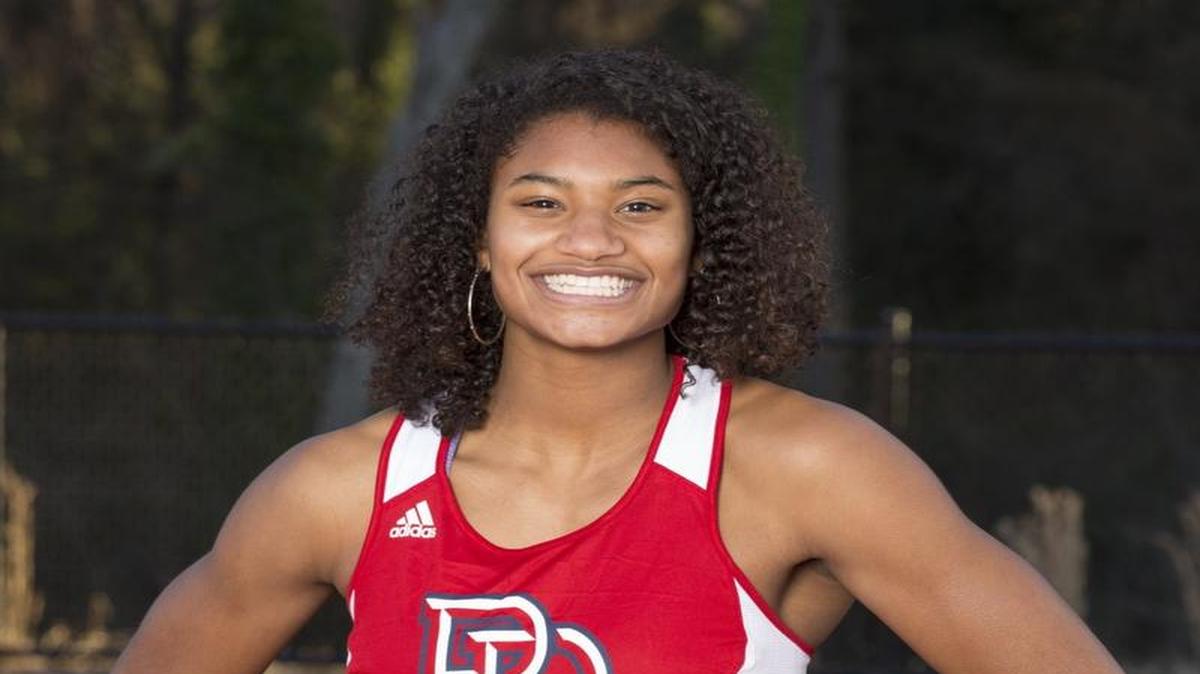 Charlotte Observer spring sports athlete preview: Anna Cockrell, 18, a track and field hurdler from Providence Day School. Photo by JASON E. MICZEK - www.miczekphoto.com