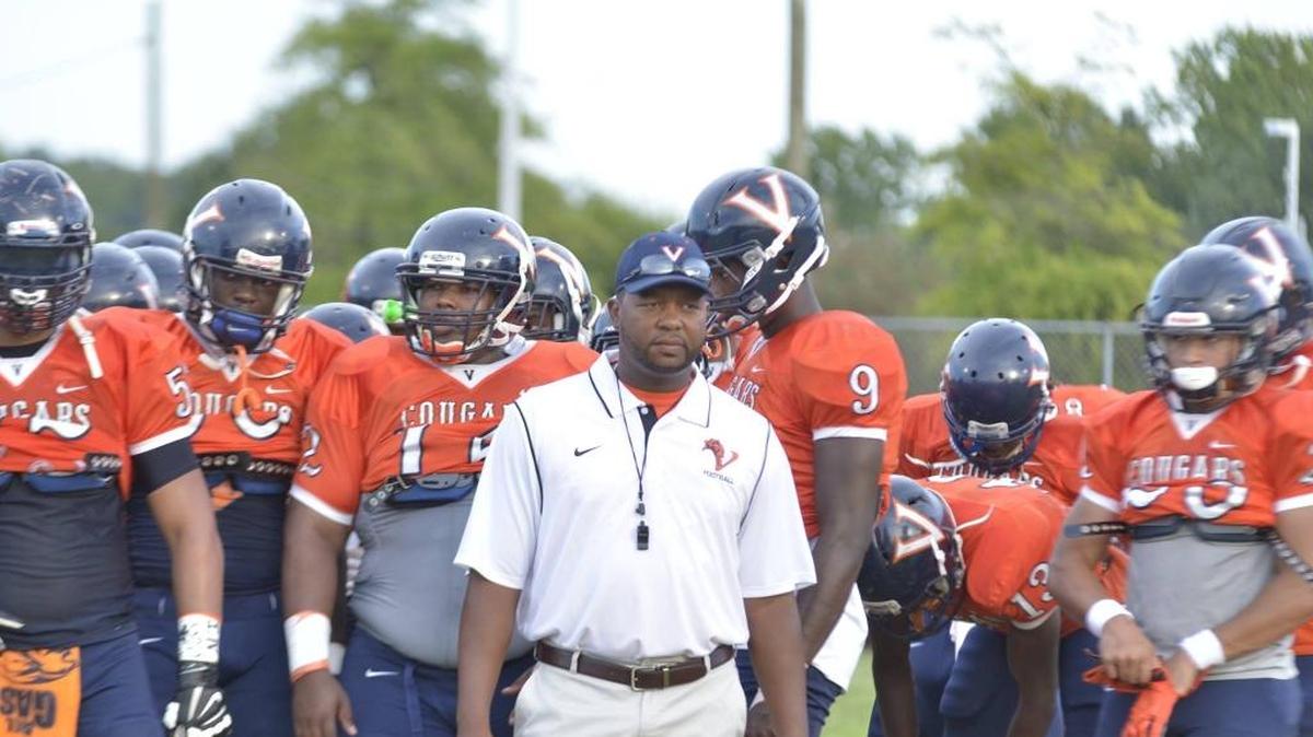 Vance coach Aaron Brand and his Cougars are ranked No. 13 in the Observer’s Sweet 16 poll. Vance kicked off the season Friday against West Mecklenburg.