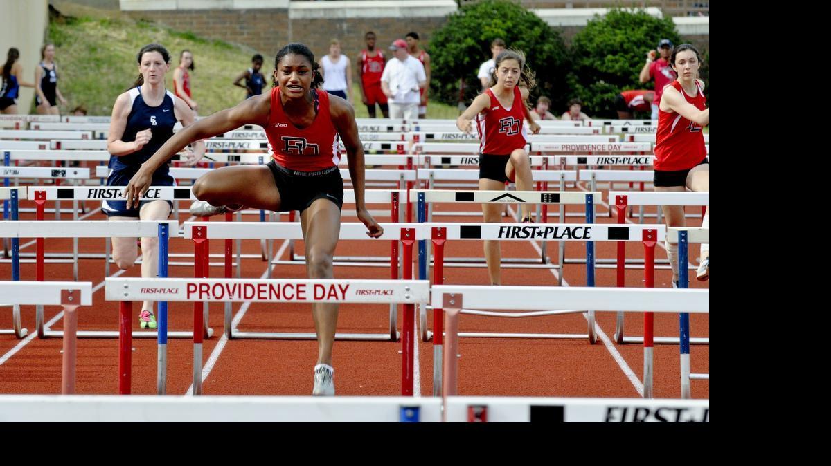 
Providence Day’s Anna Cockrell won three individual events and one relay at the NCISAA 3A state track championships Saturday, May 16, at Concord’s Cannon School
