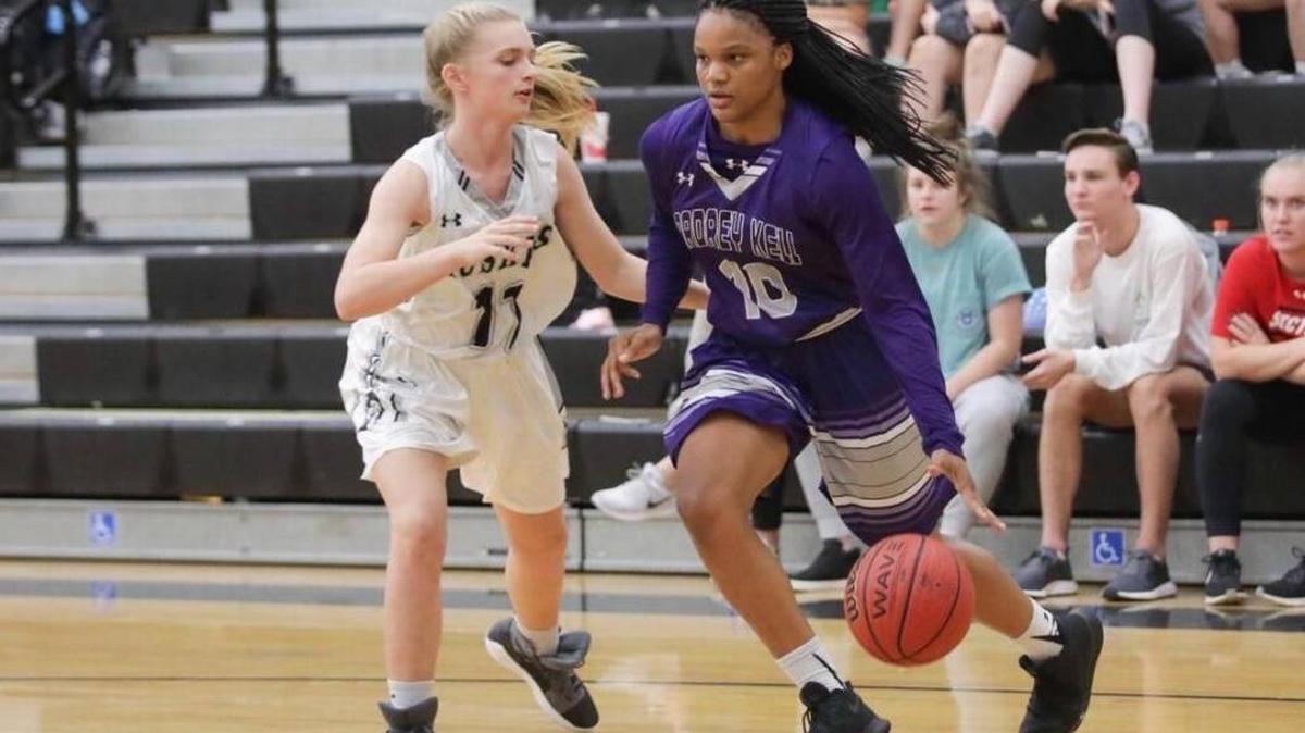 Ardrey Kell’s girls and star Deniyah Lutz (right) are still No. 1 in the Observer’s Sweet 16 girls basketball poll, but three new teams join this week