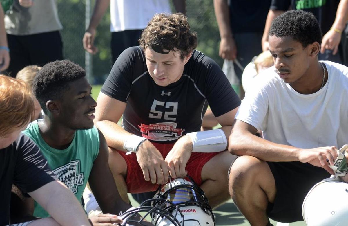 Senior quarterback Brayden Hawkins is projected as the starter for Myers Park, his third high school, this fall. None of those transfers were under Hawkins’ control. Family situations have required them.