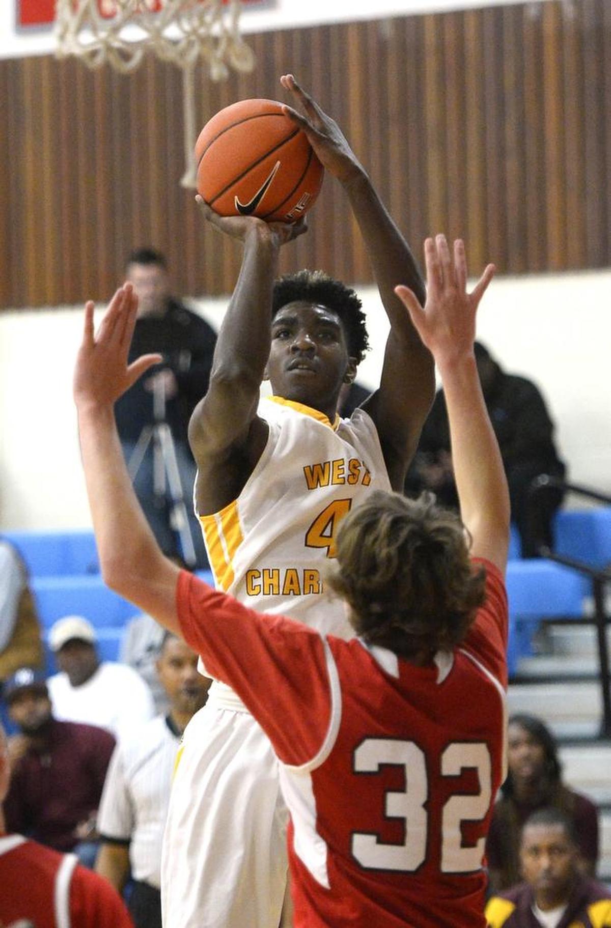 West Charlotte's Patrick Williams (4) is a top 100 recruit in the class of 2019.
