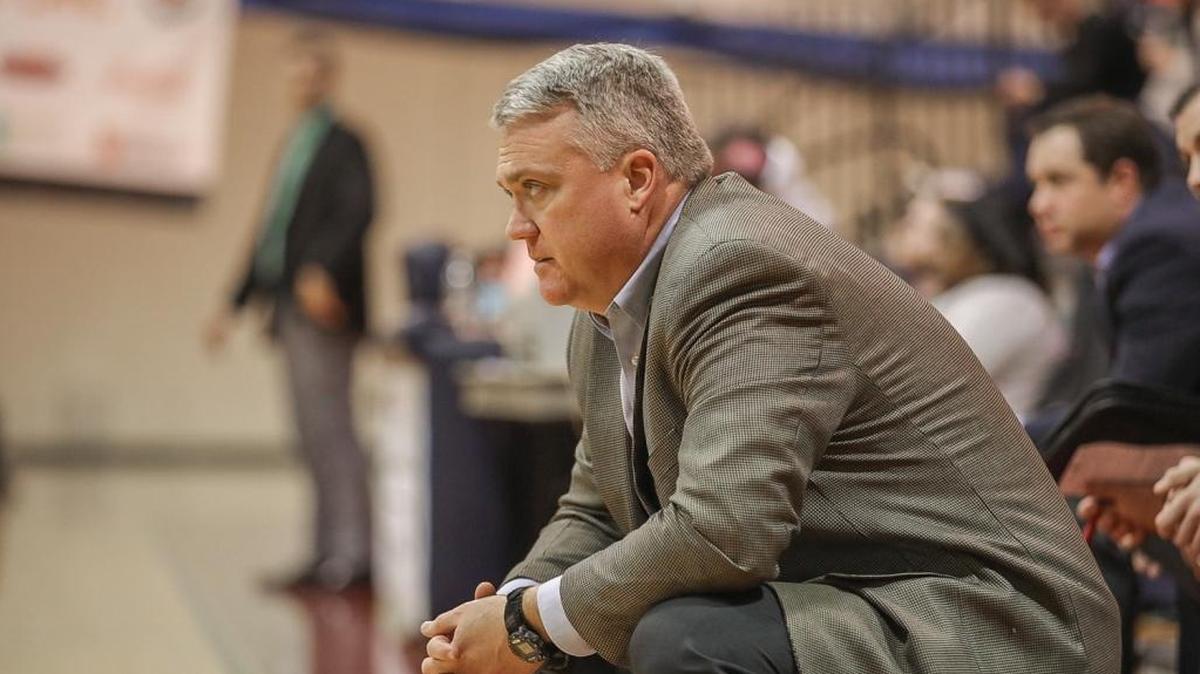 Providence Day Head Coach Brian Field looks on as his team held a small lead heading into the 3rd quarter. Providence Day would play Fort Myers at the 2017 Hoodie's House High School Hoops Classic December 27, 2017.