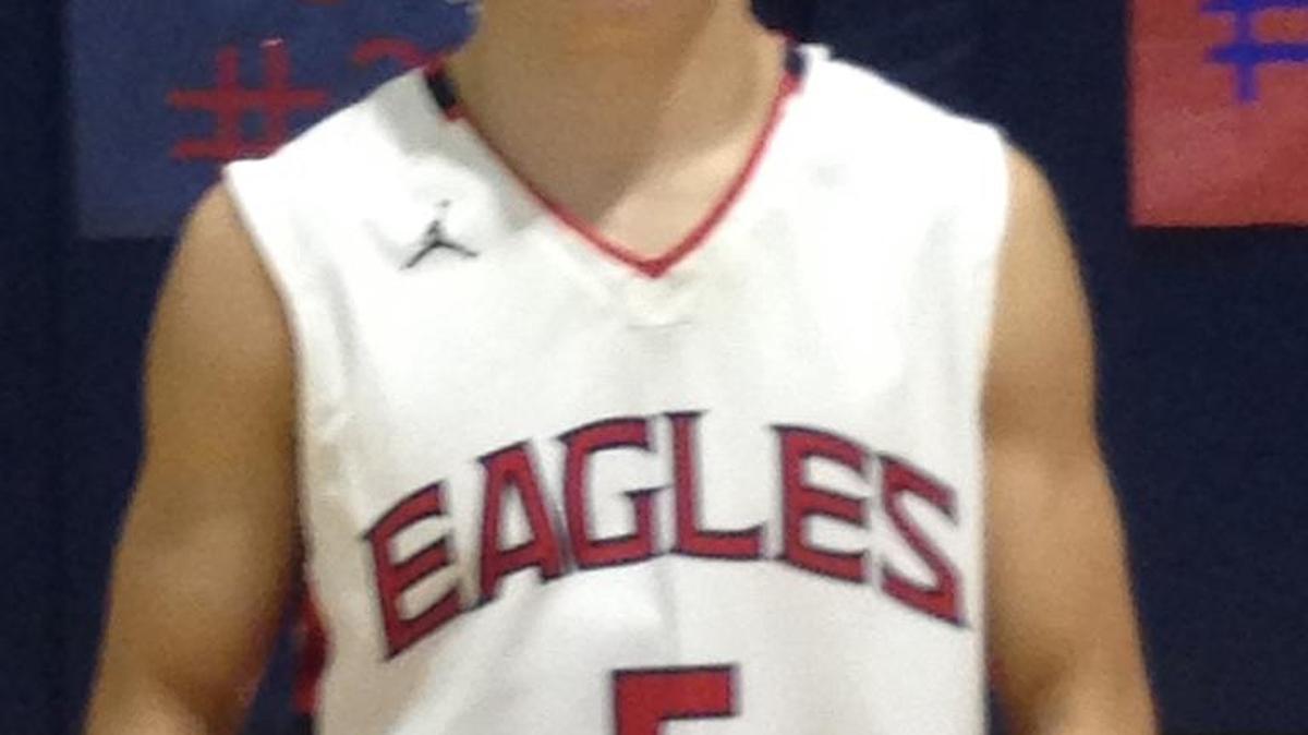 Lincoln Charter basketball player Logan Foster