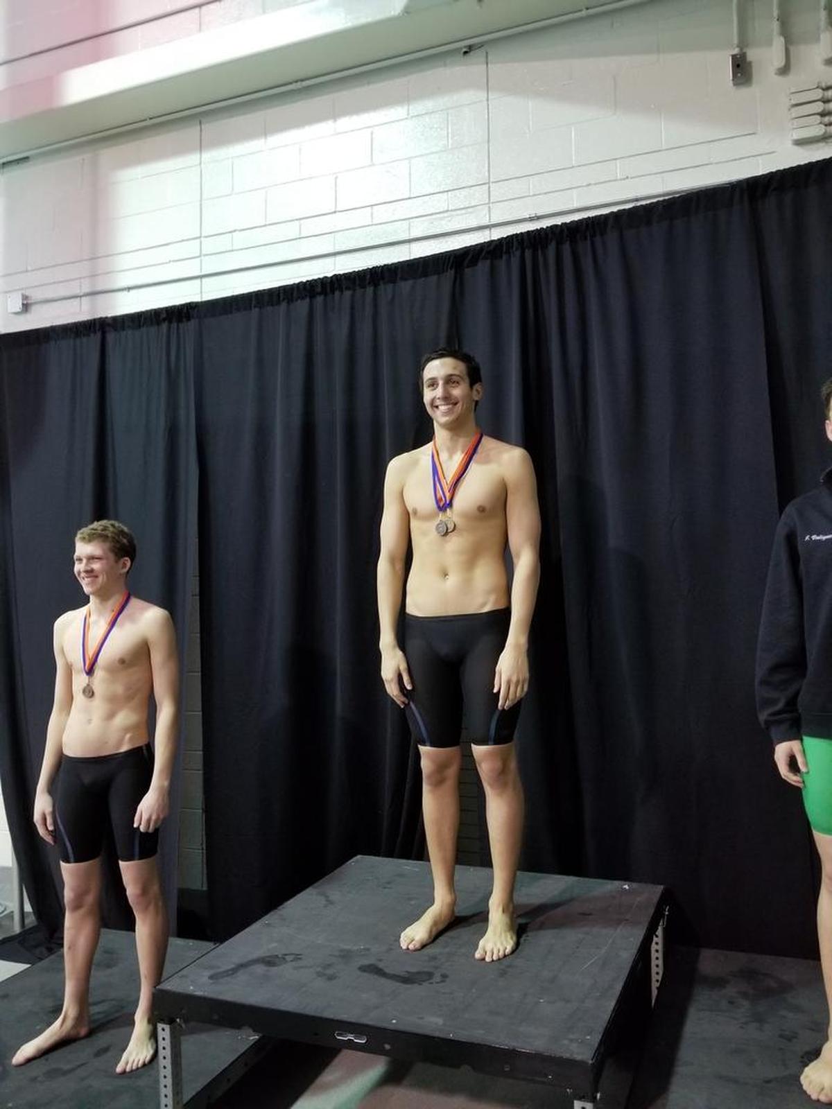 Teddy Perelli, Providence swimming