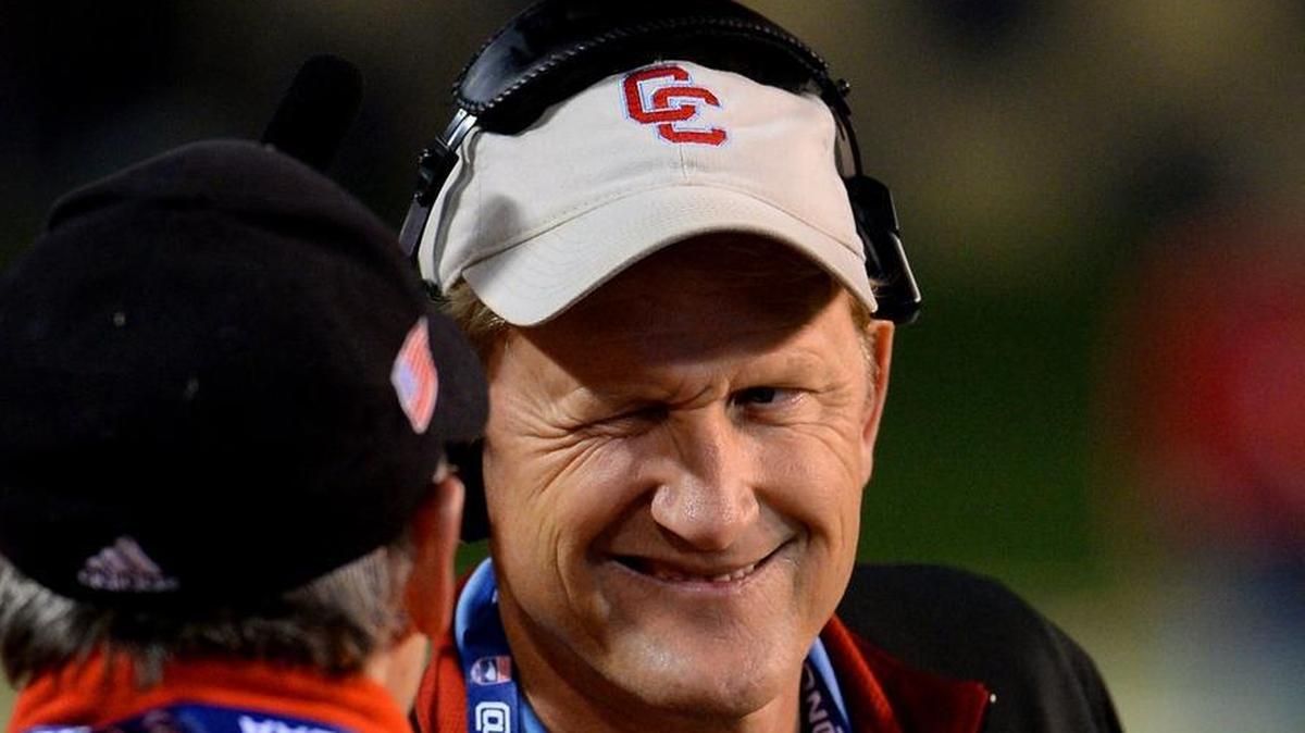 Charlotte Catholic head coach Mike Brodowicz has led the Cougars to their ninth state final