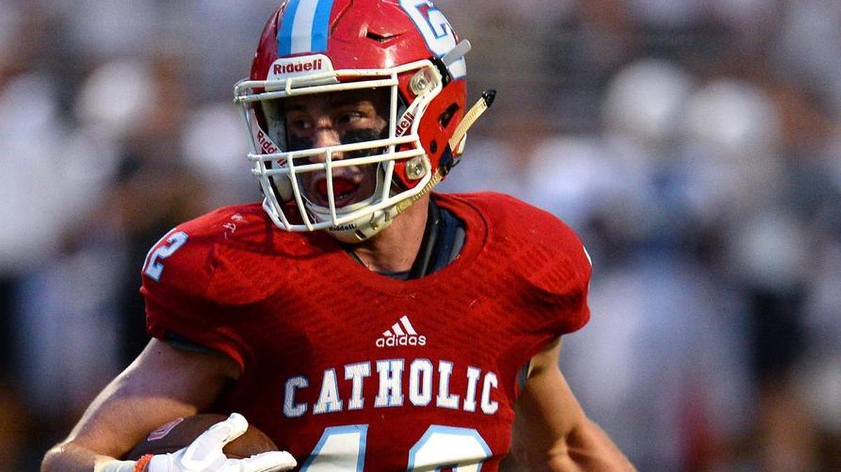 Charlotte Catholic running back Michael Neel led the Cougars past Kings Mountain in the N.C. 3AA semifinals Friday.