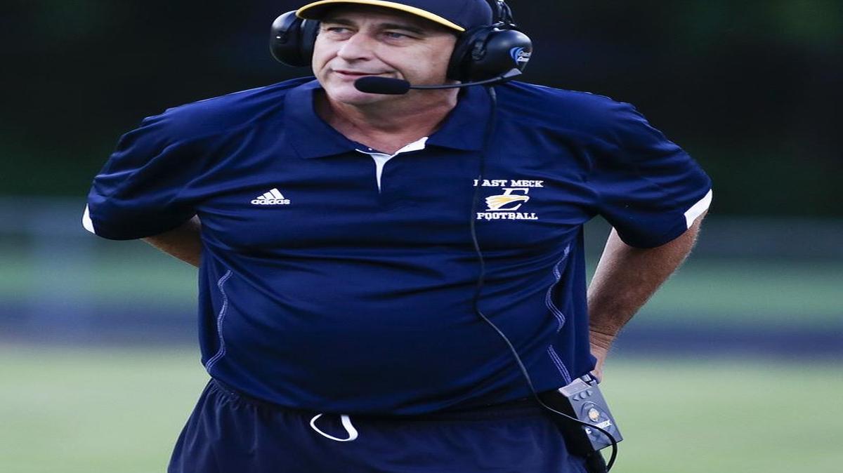 East Mecklenburg head coach Barry Shuford led East Meck to its best season in years. He was named Southwestern 4A football coach of the year