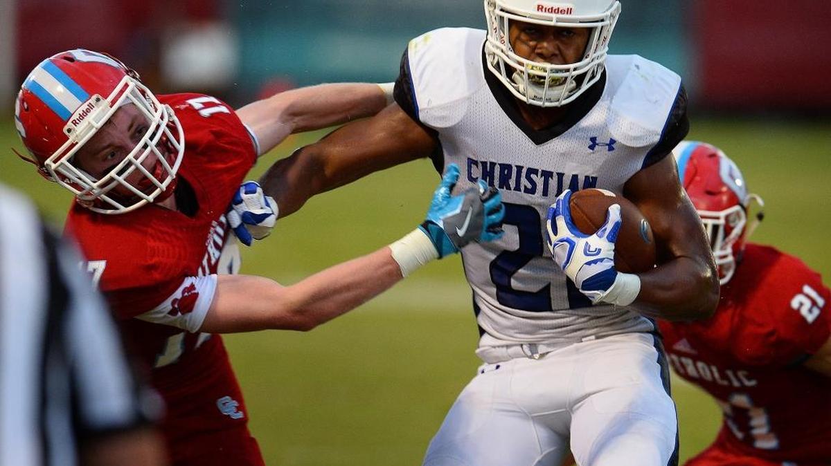 Charlotte Christian running back Justus Woods is a Charlotte Observer Friday top performer.