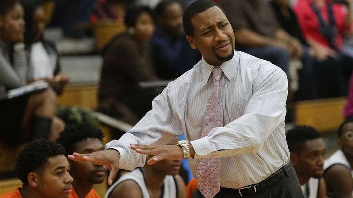 Vance High basketball coach Brian Frasier led his team to a 23-point win over Carmel Christian at the Southeast National High School Hoops Tournament Saturday