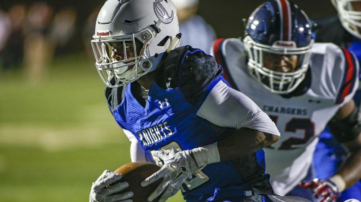 Charlotte Christian running back Ben Williams and the Knights won the NCISAA D1 state championship Friday and are ranked among the state’s top 10 3A public schools.