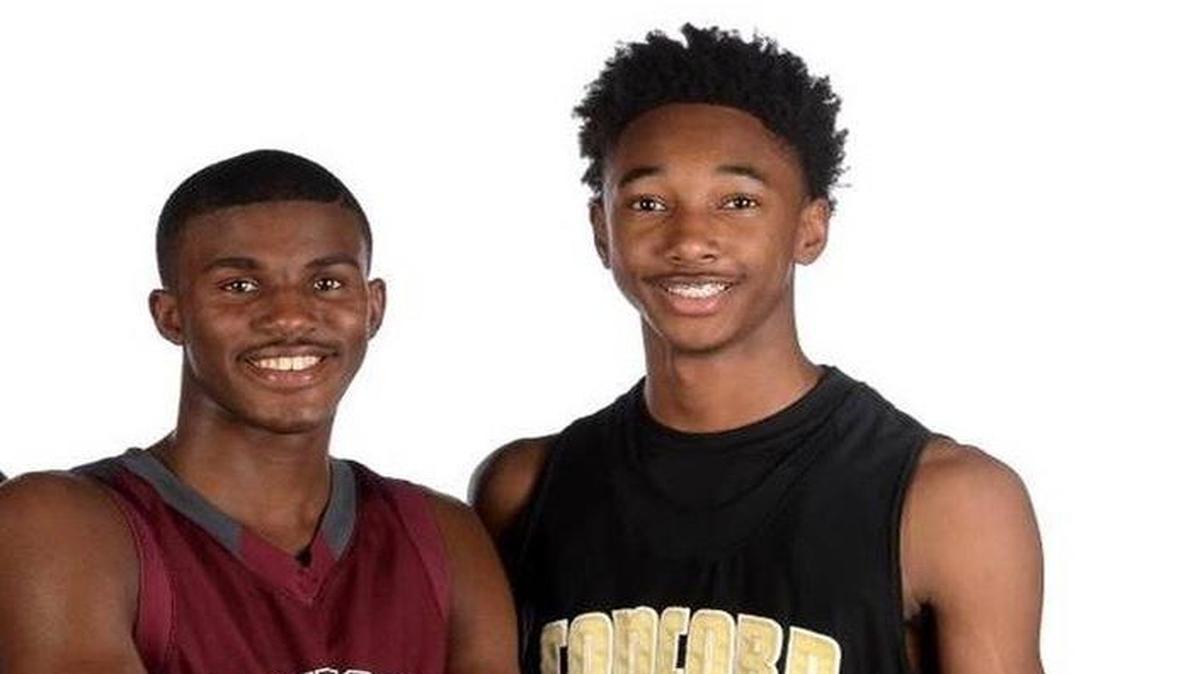 Concord Robinson’s Lavar Batts Jr (left) and Concord High’s Rechon “Leaky” Black have been invited to the NBPA Top 100 camp in Virginia this month