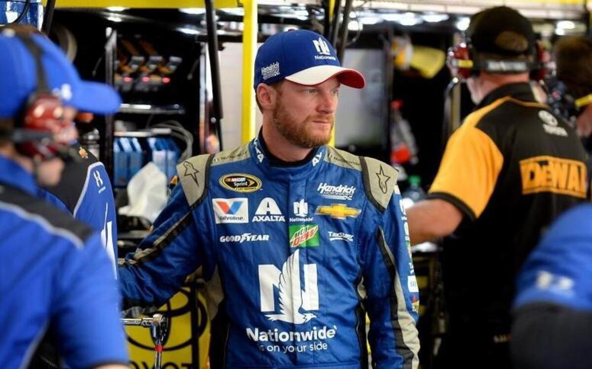 NASCAR superstar Dale Earnhardt Jr. saw his first high school football game in 20 years Friday, watching Mooresville beat North Lincoln