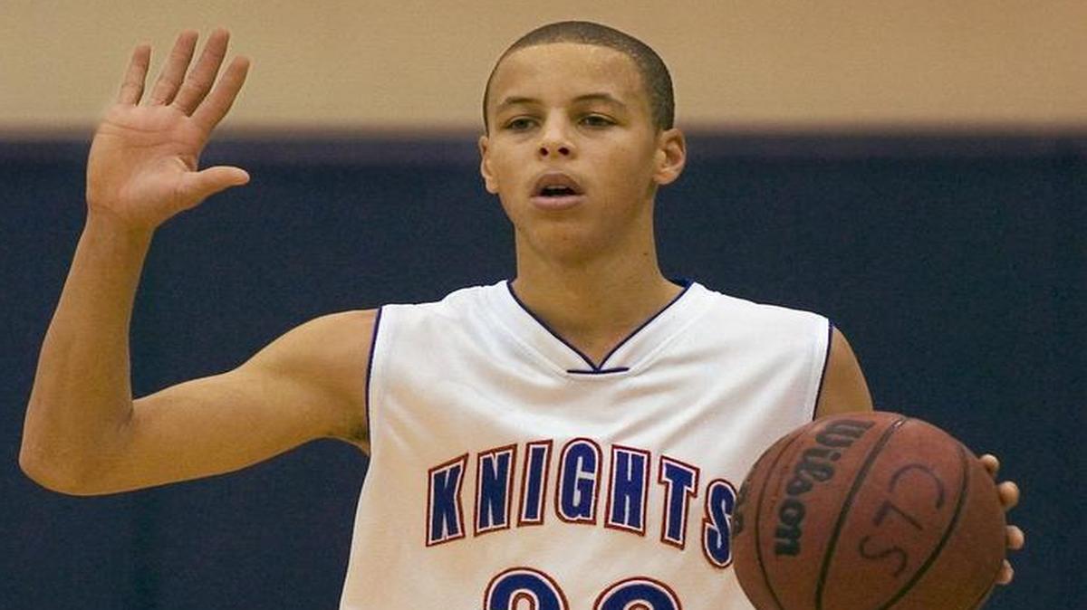 
Stephen Curry, the new NBA MVP, is seen in 2005 playing for Charlotte Christian. Curry’s alma mater will honor his NBA award with a “Stephen Curry” day Friday. GARY O'BRIEN - gobrien@charlotteobserver.com
