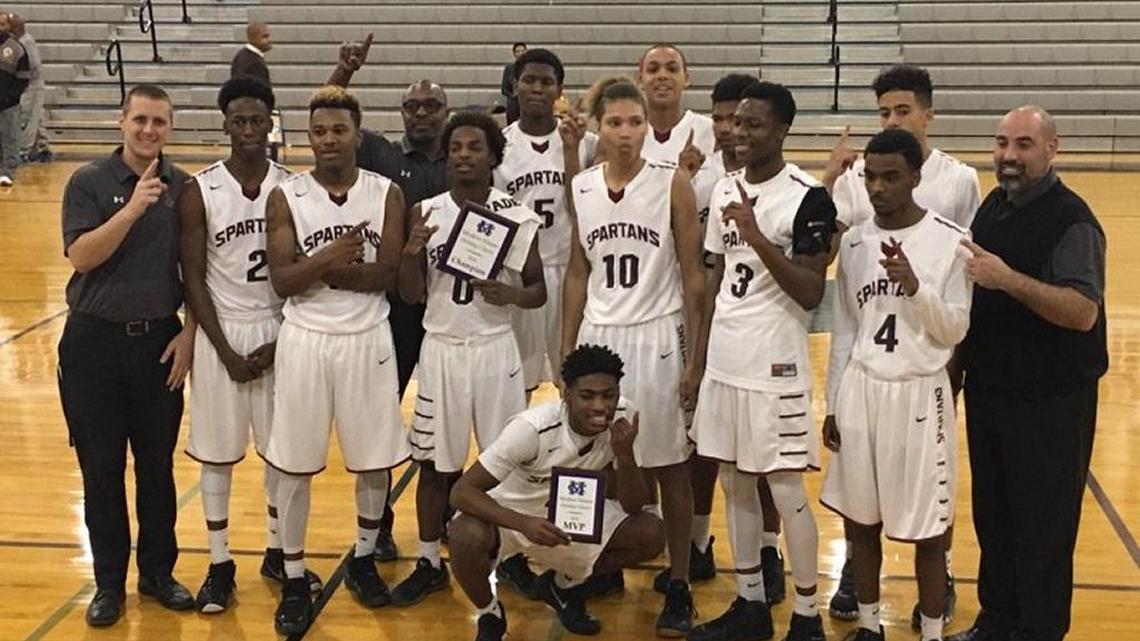 Sun Valley’s boys’ basketball team won the Cox Mill Christmas tournament Friday