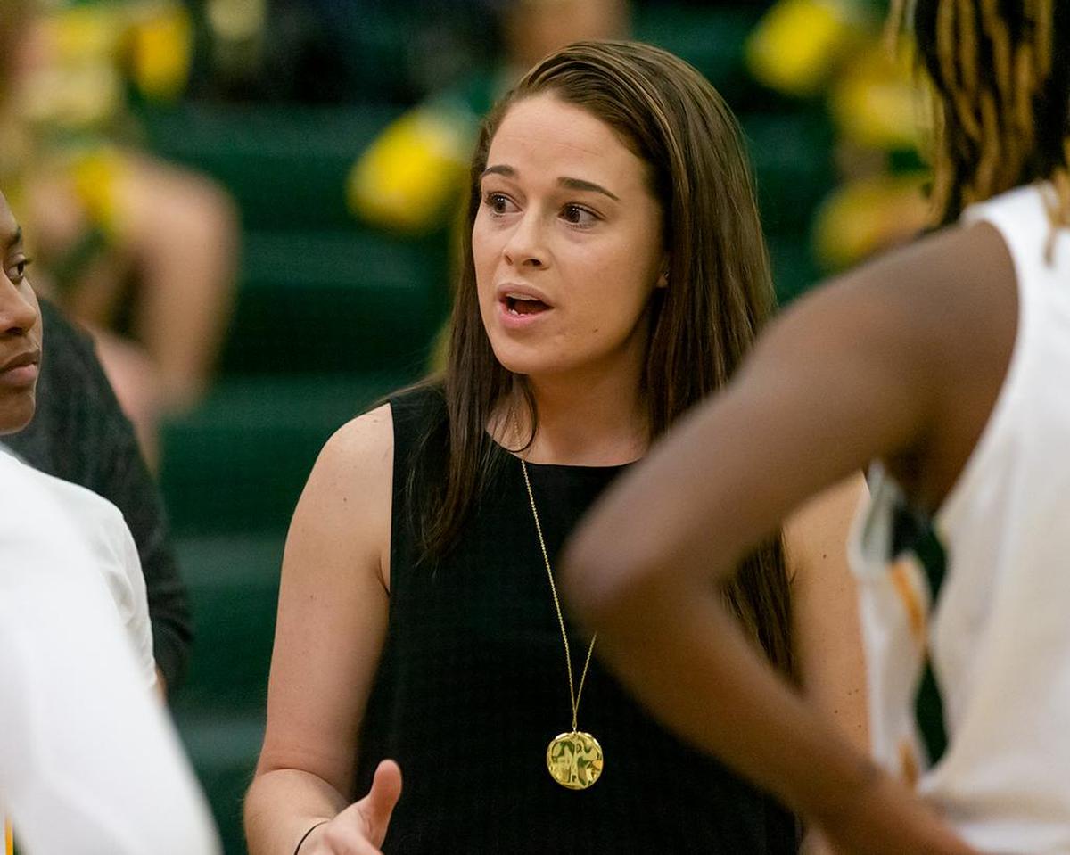 Independence High girls basketball coach Lauren Galvani