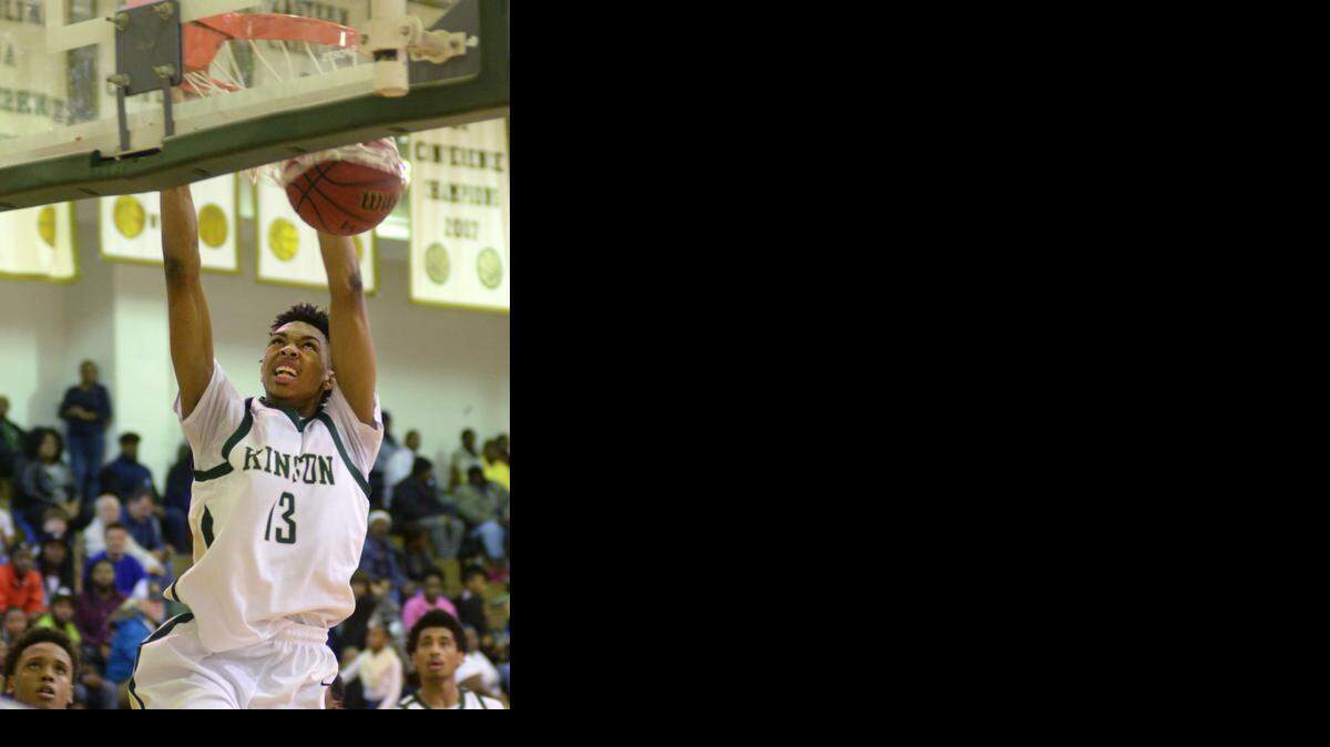
Kinston’s Brandon Ingram, a 6-foot-9 senior, finishes a dunk for two of his 41 points against South Lenoir in January. ESPN ranks him the nation’s No. 2 prospect at small forward and the No. 12 player overall.

