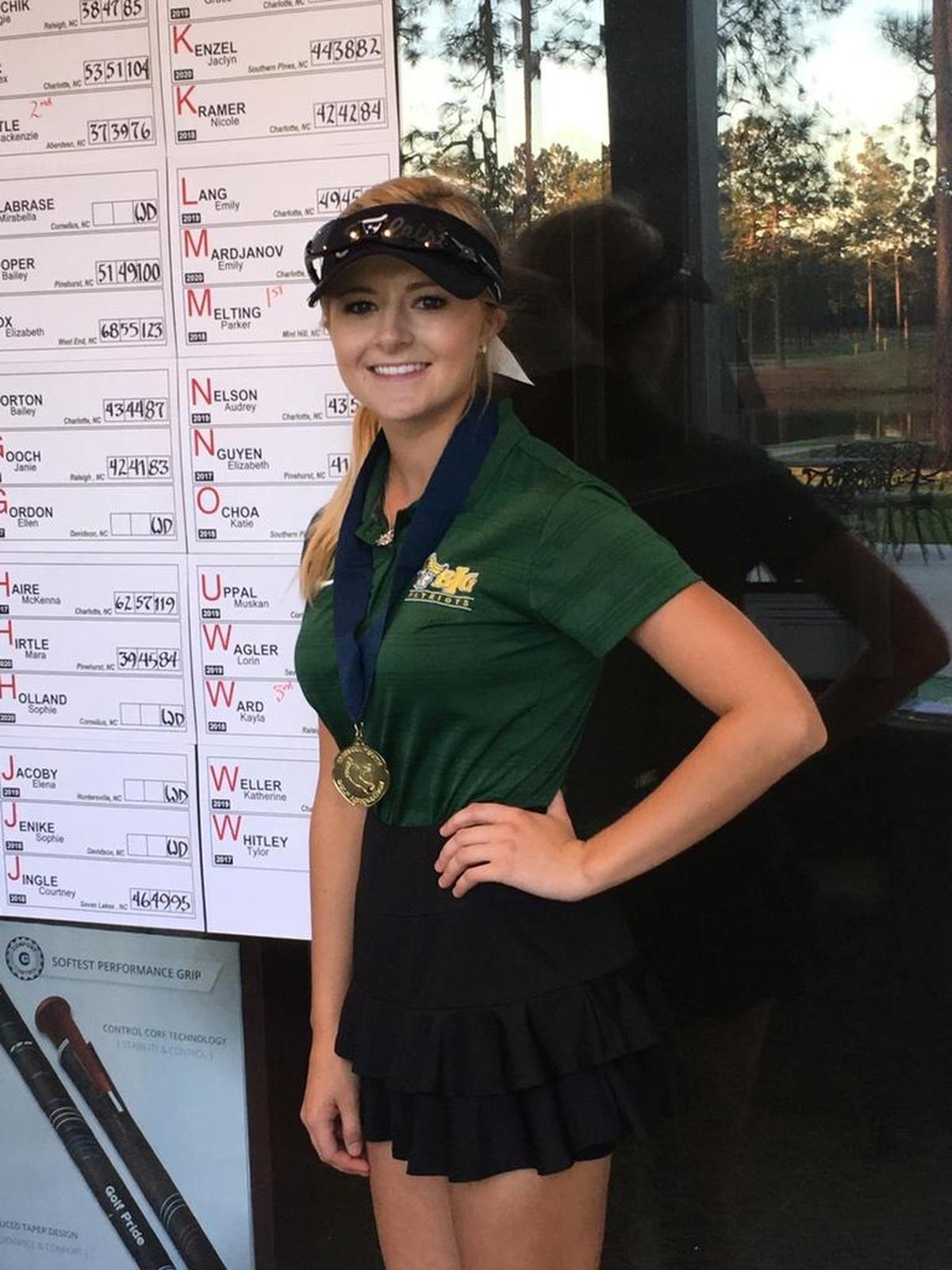 Independence golfer Parker Melting