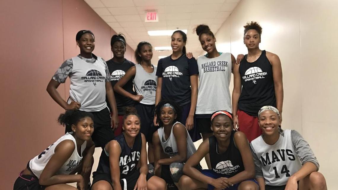 The 2016 Mallard Creek girls basketball team:Bottom Row: Alexia Collier, Ahlana Smith, Janay Sanders, E'Mya Price, Dazia Lawrence Top Row: Sierra Hunter, Sydney Hunter, Karina Mitchell, Kay'lla Richardson, Anisa Anderson, Janae Davis.