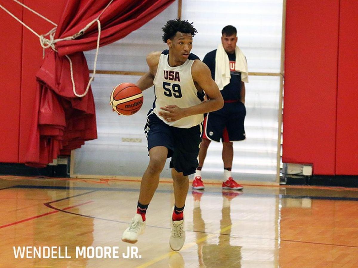 Wendell Moore of Cox Mill High and USA Basketball.