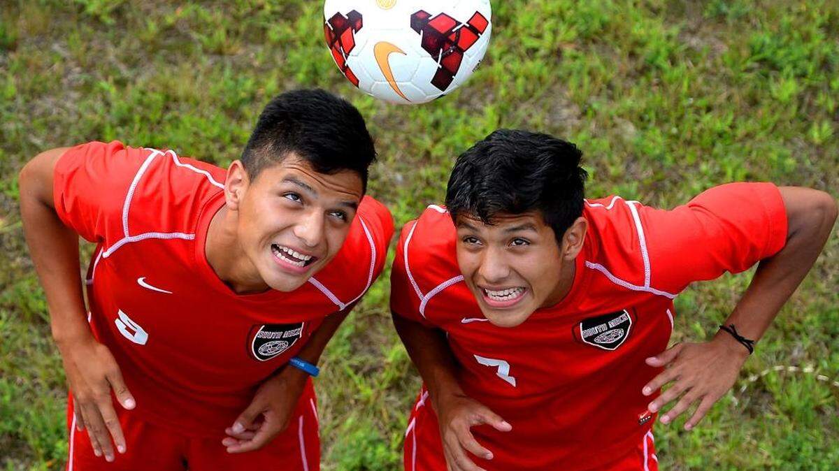 
Brothers Fernando, left, and Marco Garcia are the leading scorers on the South Mecklenburg boys’ soccer team. Marco has nine goals and Fernando has seven.
