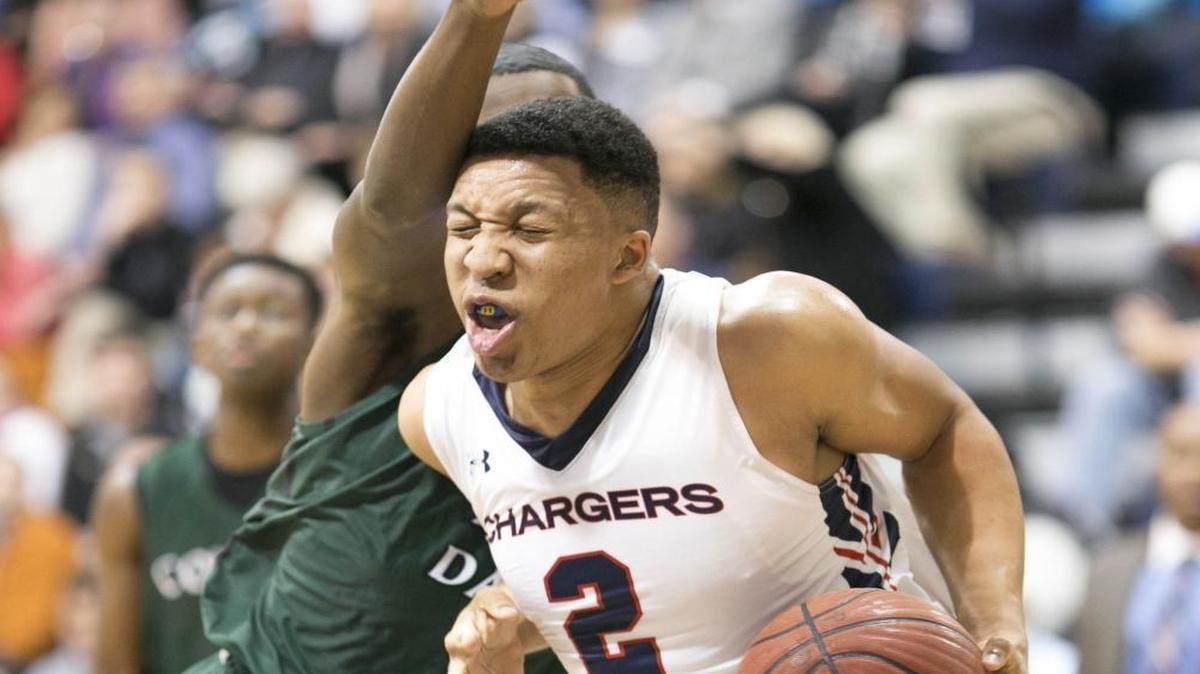Providence Day's Grant Williams, a Tennessee recruit, had 17 points, 14 rebounds, five assists and four blocks in the NCISAA semifinals Friday. Photo by JASON E. MICZEK - Special to the Observer