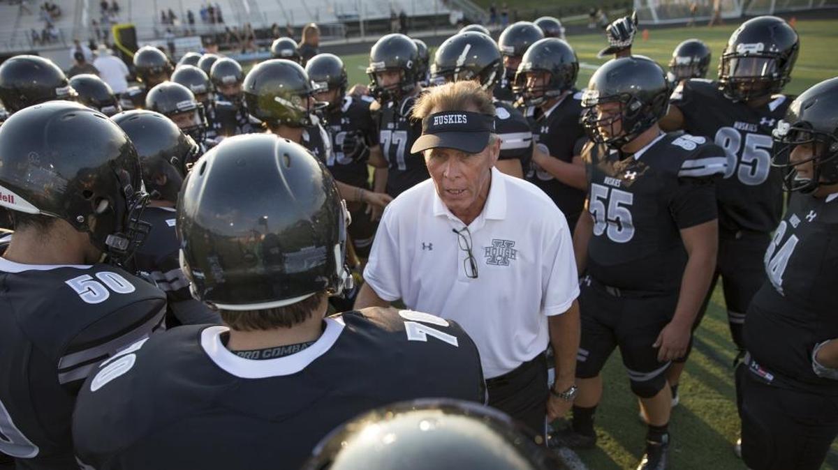 Hough head coach Miles Aldridge has his team playing Vance Friday for a conference championship. After a win streak, the Huskies return to the Charlotte Observer Sweet 16 poll this week.