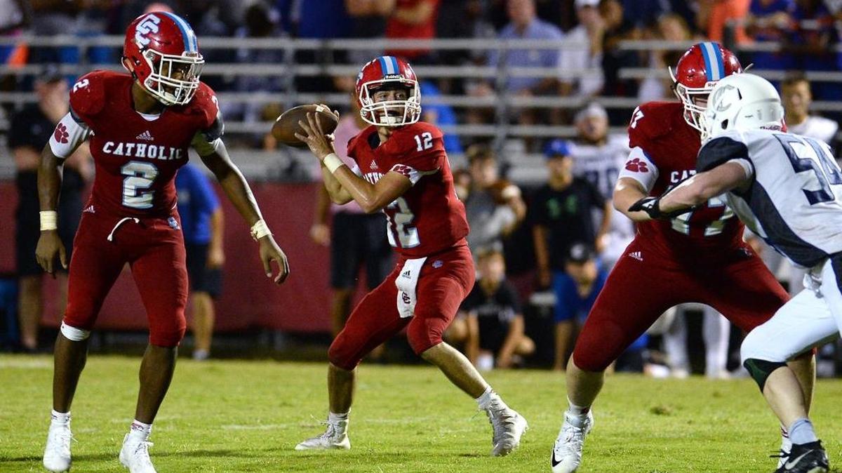 Charlotte Catholic quarterback Chris Walton and the Cougars are No. 1 in the N.C. 3A media poll