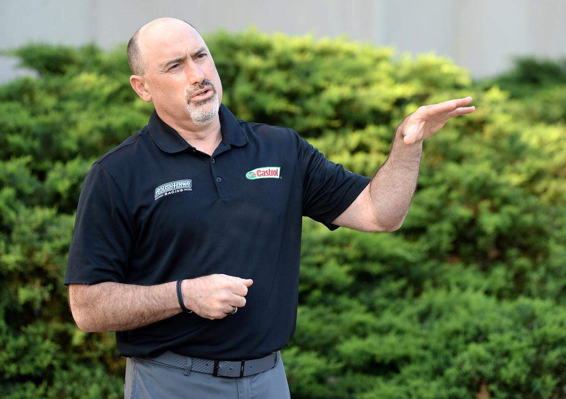 Steve Newmark, President of Roush Fenway Racing, discusses about the steps the organization is taking to cut down its carbon footprint at the team’s Concord campus.