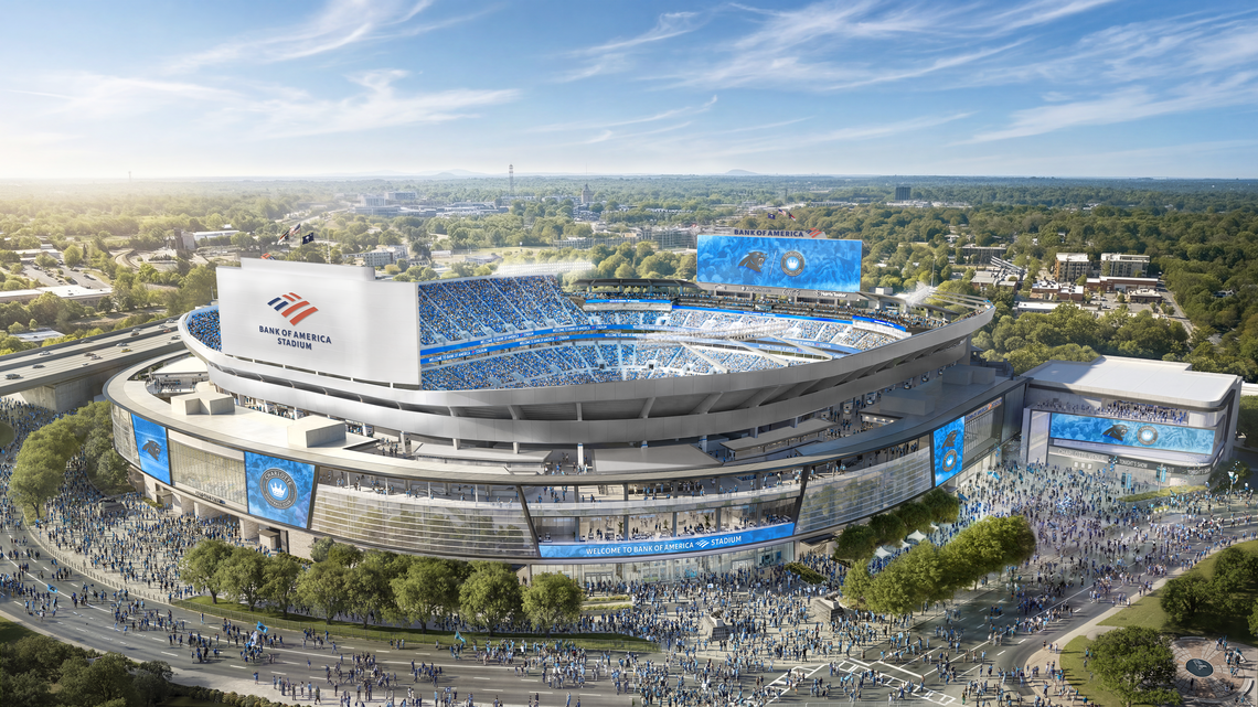 Here’s a sneak peek of the Panthers’ finished stadium after $1.3B in renovations