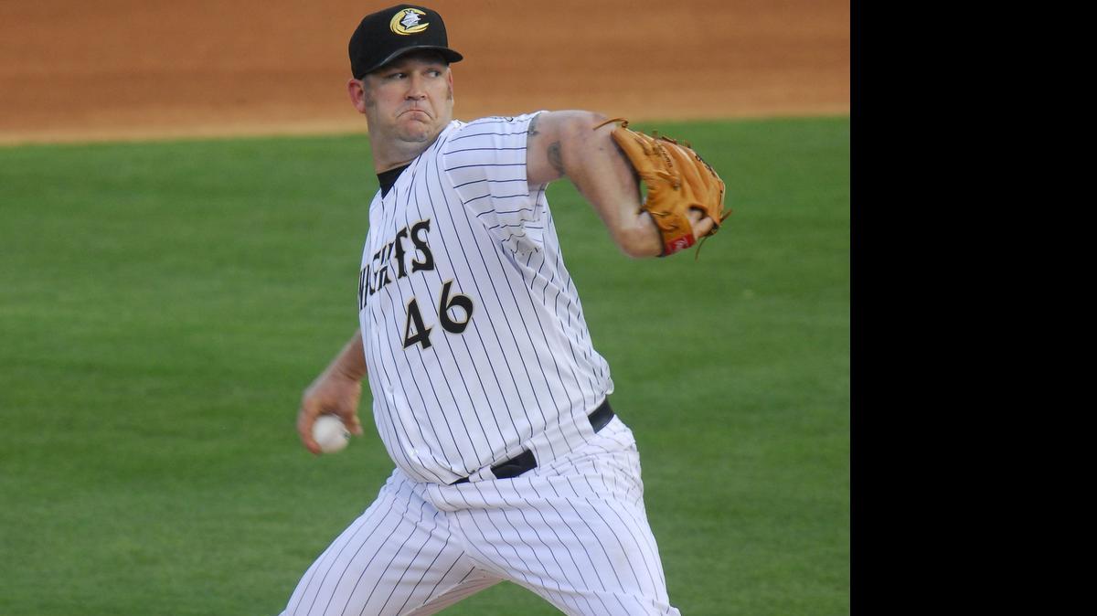 
Brad Penny, seen here on Opening Day, threw a complete game on Friday, July 3.
