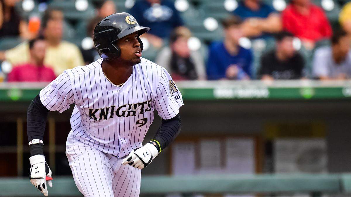 Luis Robert, the No. 1 prospect in the Chicago White Sox organization according to MLB.com, hit two home runs, including a grand slam, in his debut with the Charlotte Knights on Thursday night. Robert went 3 for 5 with seven RBI in the Knights’ 15-12 win at home over Gwinnett.