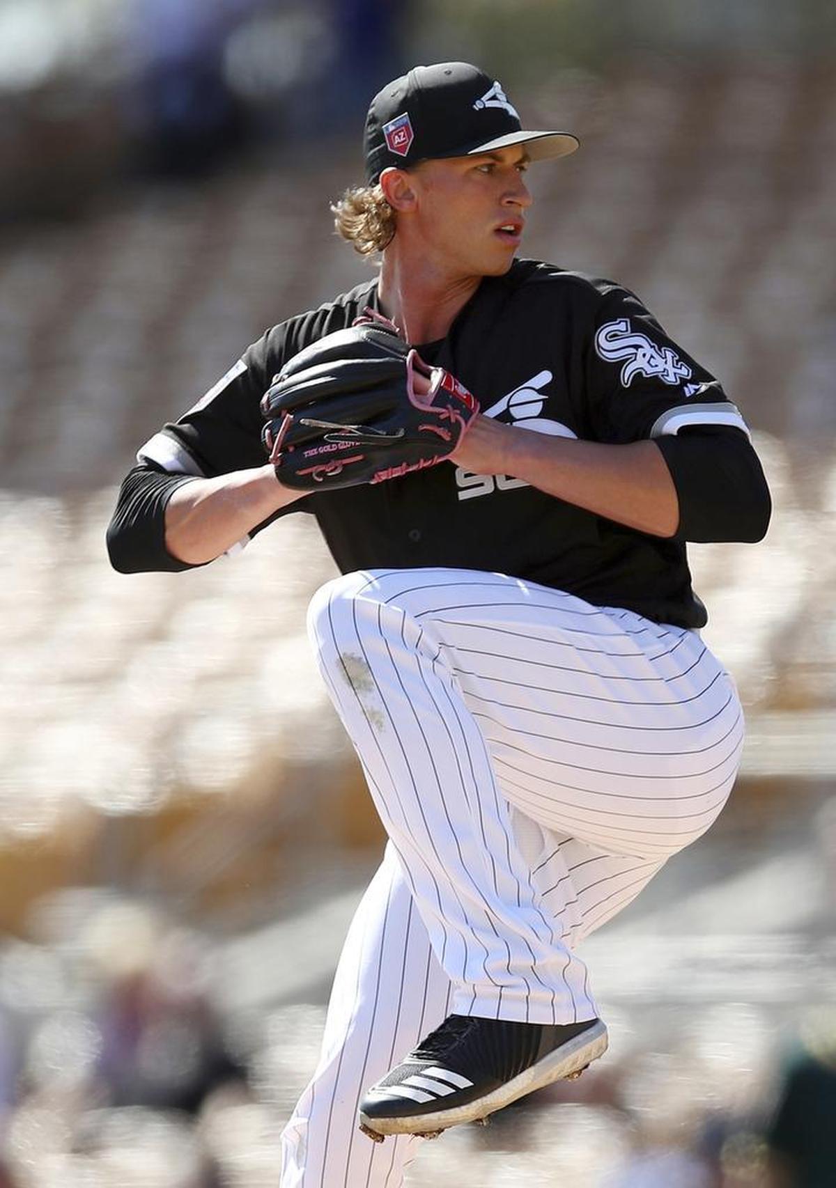 Charlotte Knights pitcher Michael Kopech is second in the International League in strikeouts, with 70.