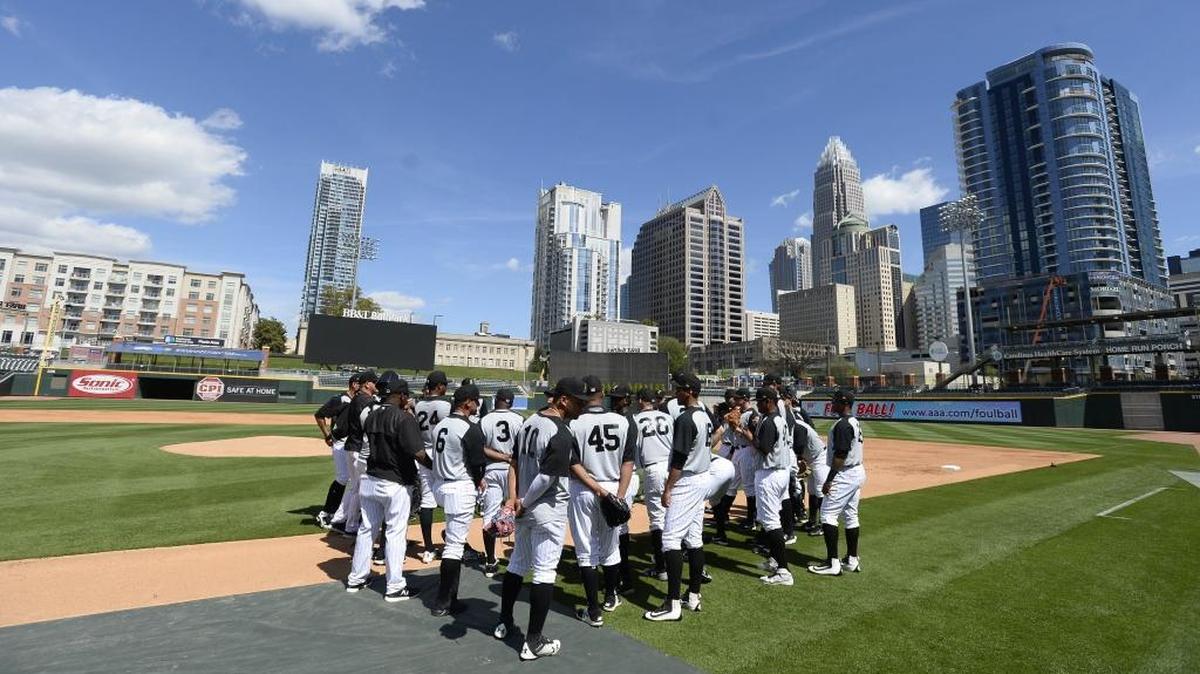 The Charlotte Knights evened their record at 14-14 after Sunday’s 7-1 win over Gwinnett at BB&T Ballpark.
