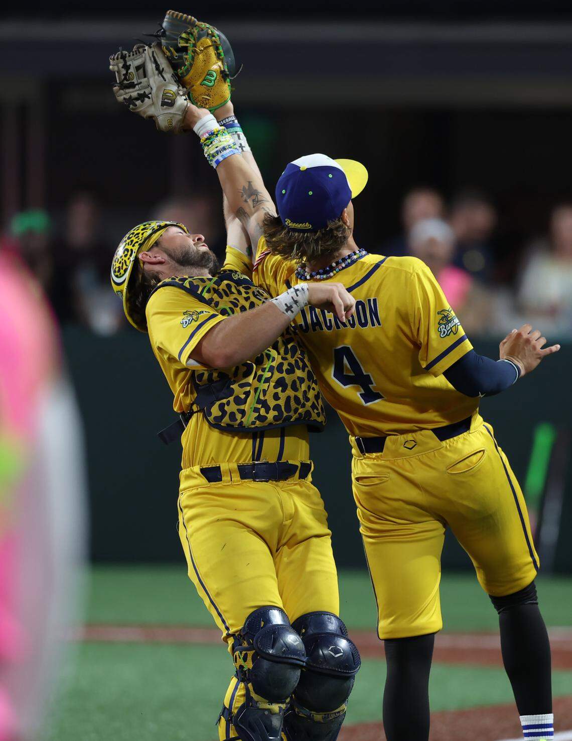 The Savannah Bananas played the Party Animals during Banana Ball at Bank of America Stadium on Friday, June 6, 2025