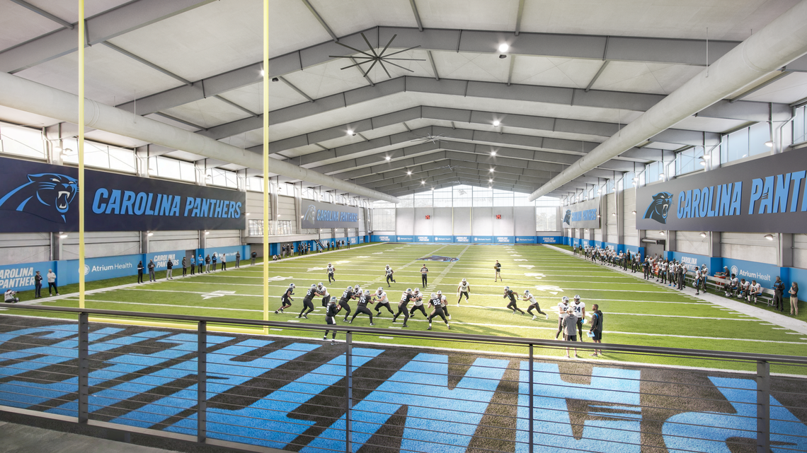 Carolina Panthers unveil details of new training facility, including naming sponsor
